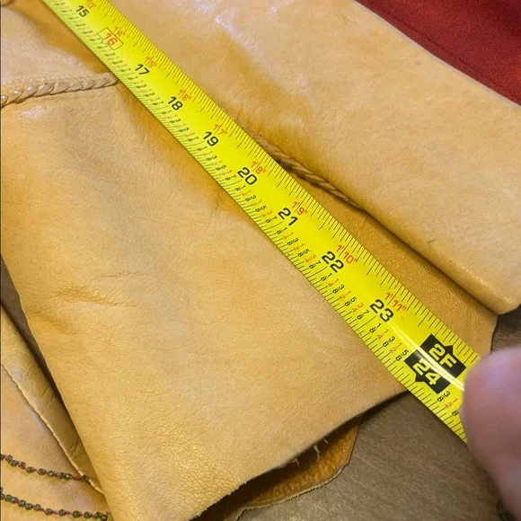 Embroidered Fringe Leather Jacket with beautiful bead work - Picture 11 of 13